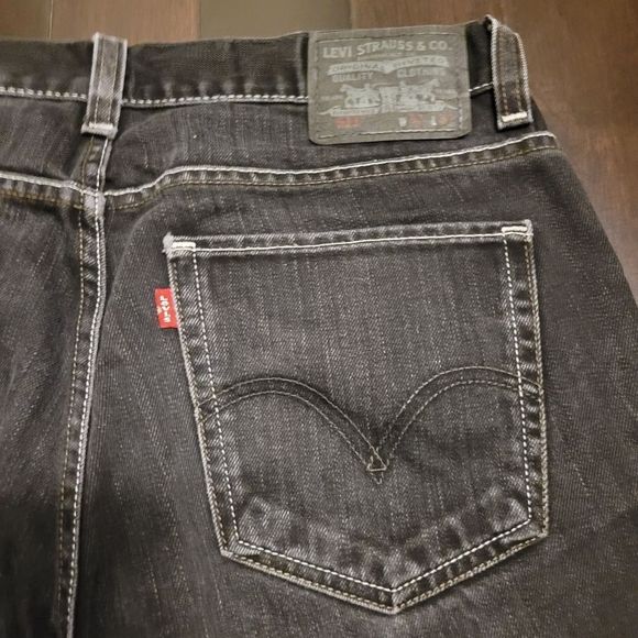 Vintage Levis 511 black straight leg jeans - Picture 6 of 7